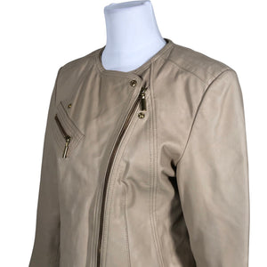 Unisex Andiata - Leather jacket, size 38 - Beige (2)