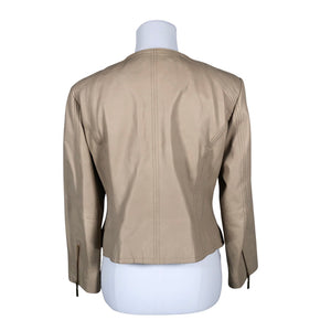 Unisex Andiata - Leather jacket, size 38 - Beige (3)