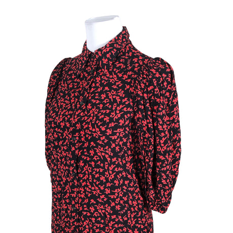 Unisex Ganni - Schiffon dress, size 34 - Black (2)