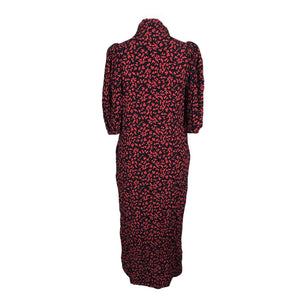 Unisex Ganni - Schiffon dress, size 34 - Black (3)