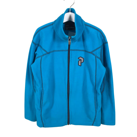 Unisex Peak Performance - Fleece shirt, size 134 - 140 - Blue ()