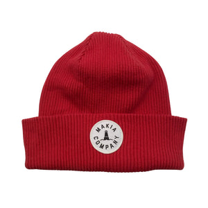 Unisex Makia - Lightweight beanie, size 54 - 56 cm - Red (1)