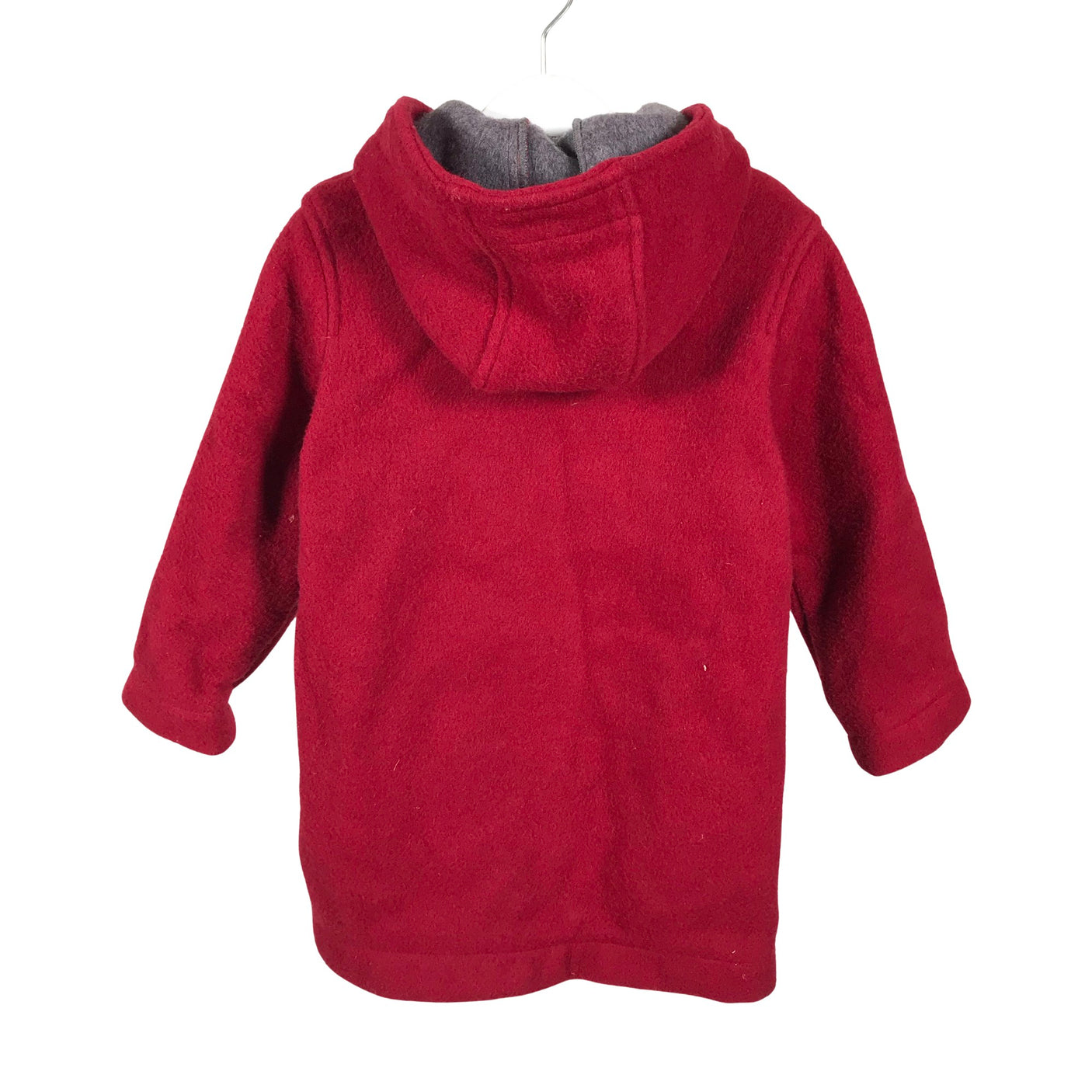Unisex Benetton - Wool coat, size 104 - 110 - Red (2)