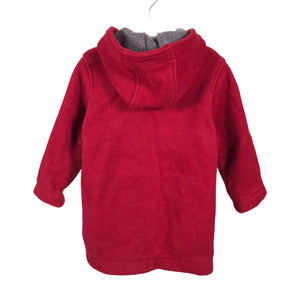 Unisex Benetton - Wool coat, size 104 - 110 - Red (2)