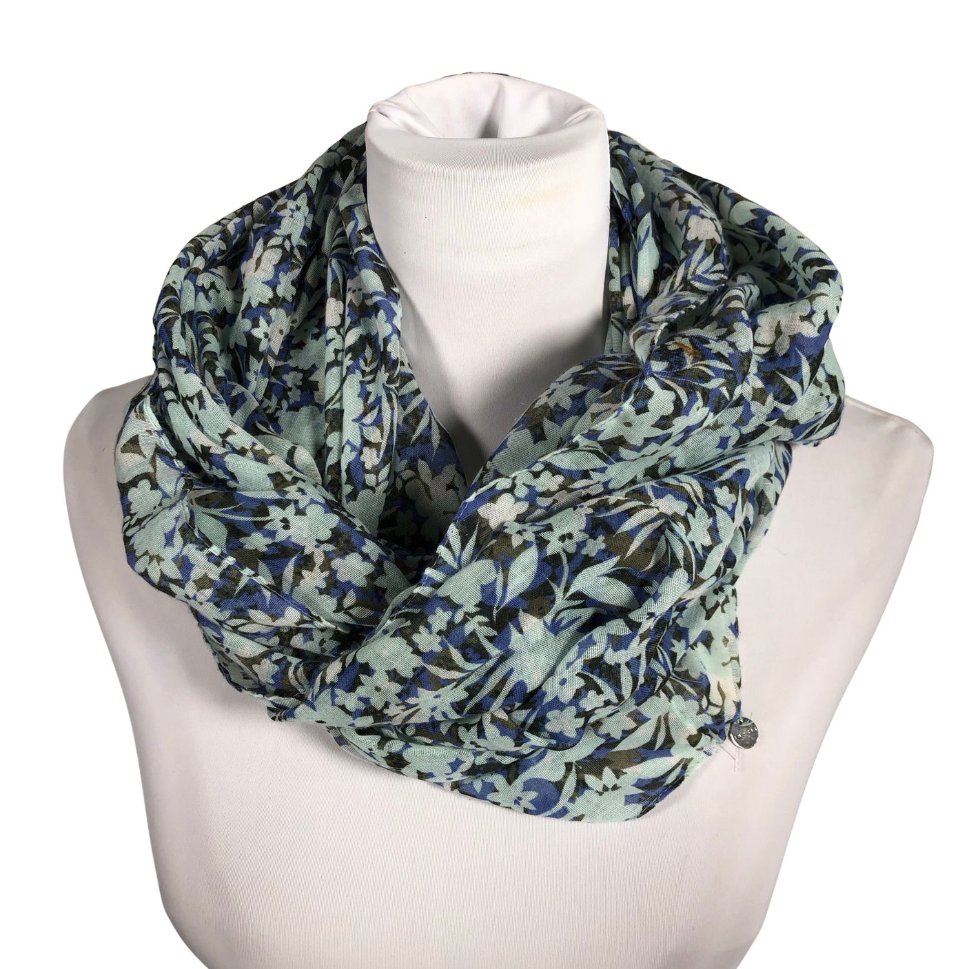 Unisex Esprit - Circle scarf, size Maxi - Light blue (1)