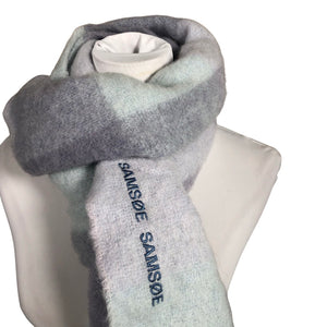 Unisex Samsoe&Samsoe - Scarf, size Maxi - Light blue (2)