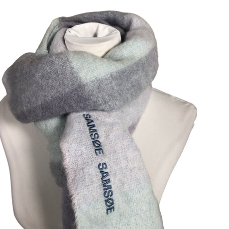 Unisex Samsoe&Samsoe - Scarf, size Maxi - Light blue (2)