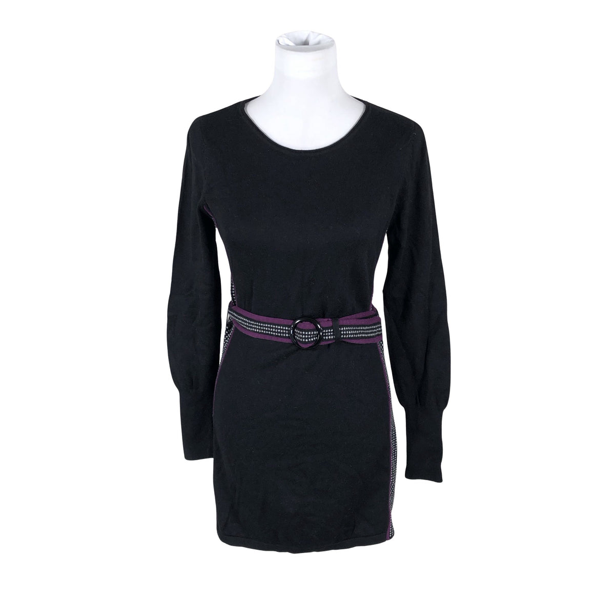 Unisex Taifun - Knit tunic, size 36 - Black (1)