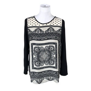 Unisex Taifun - Blouse, size 38 - Black (1)