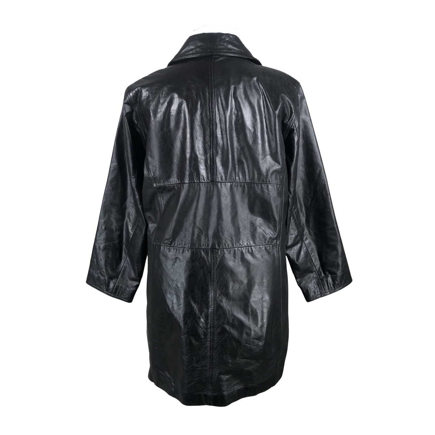 Unisex Claire.dk - Leather jacket, size 42 - Black (2)