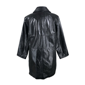 Unisex Claire.dk - Leather jacket, size 42 - Black (2)
