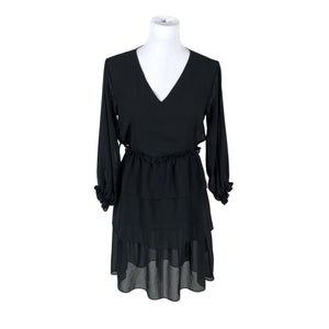 Unisex NOSH - Schiffon dress, size 38 - Black (1)