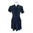 Unisex Tommy Hilfiger - Schiffon dress, size 36 - Blue ()