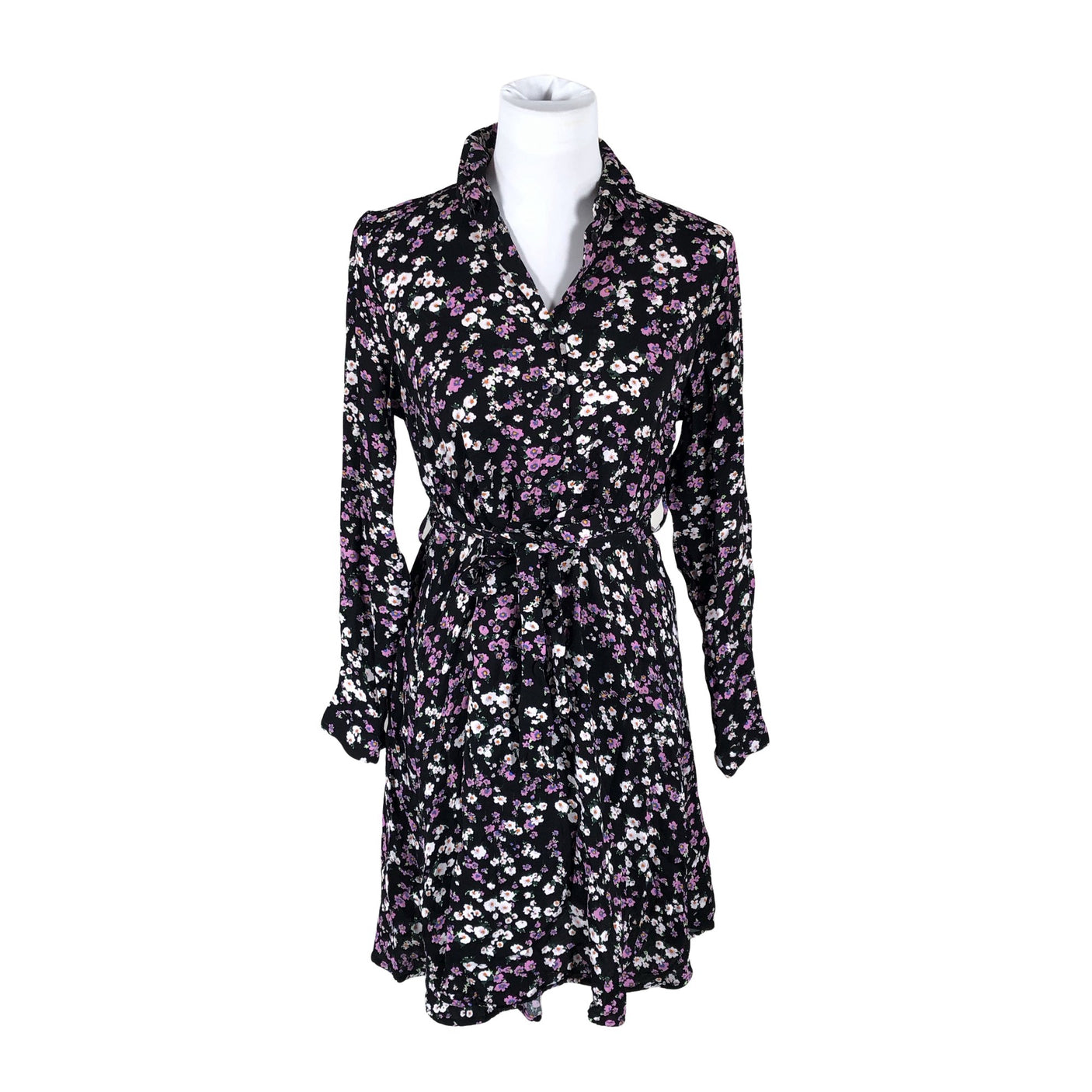 Unisex Selected - Schiffon dress, size 38 - Black (1)