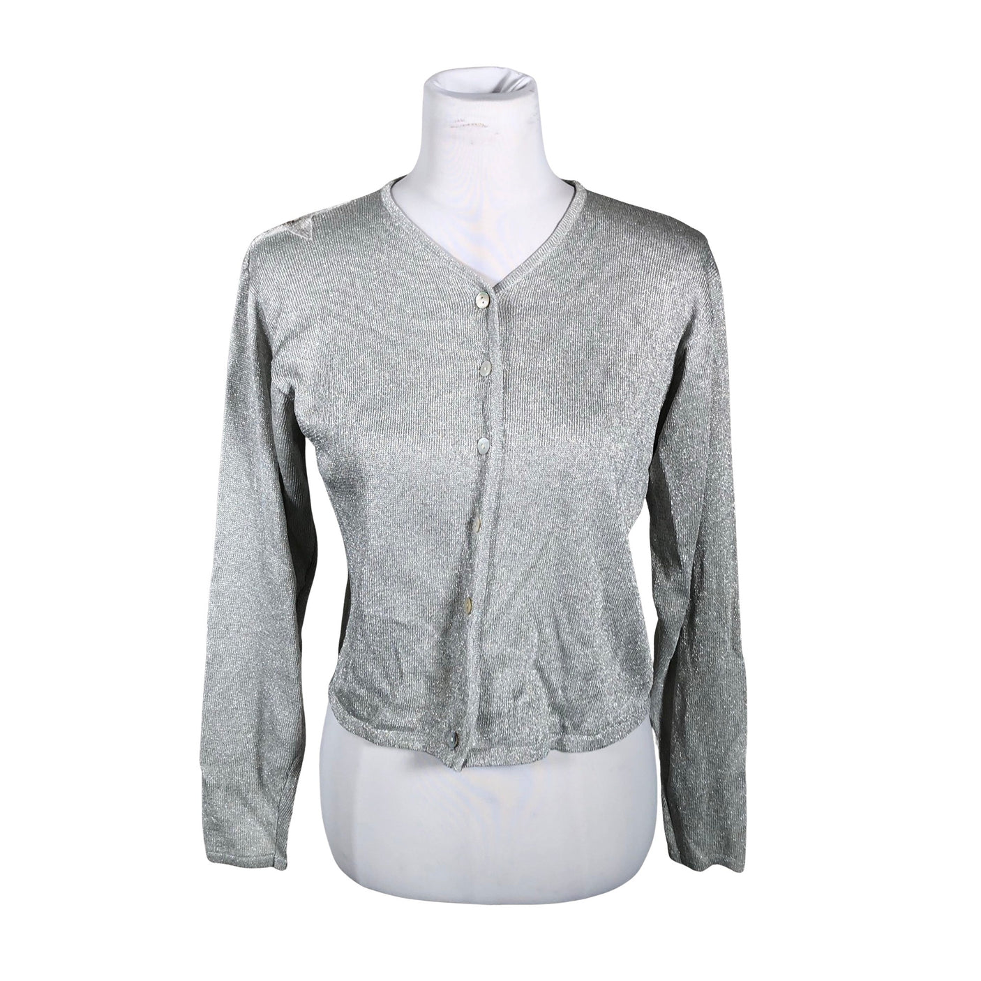 Unisex Lindex - Cardigan, size 38 - Silver (1)