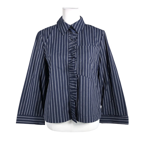 Unisex Baum und Pferdgarten - Collared shirt, size 38 - Blue ()