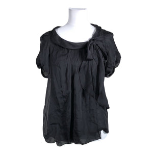 Unisex Sportmax - Short-sleeved blouse, size M - Black (1)