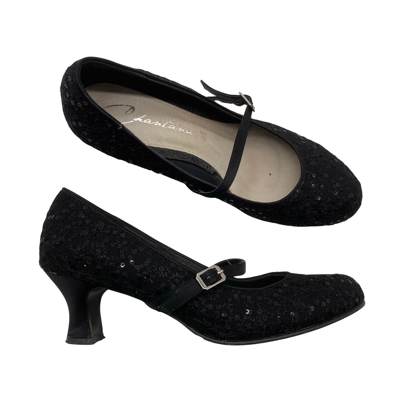 Unisex Chantana - Evening high heels, size 39 - Black (1)