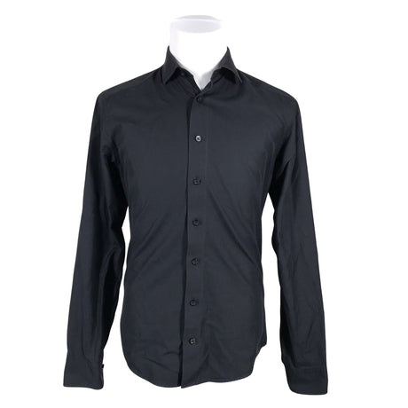Unisex Schoffa - Collared shirt, size M - Black ()