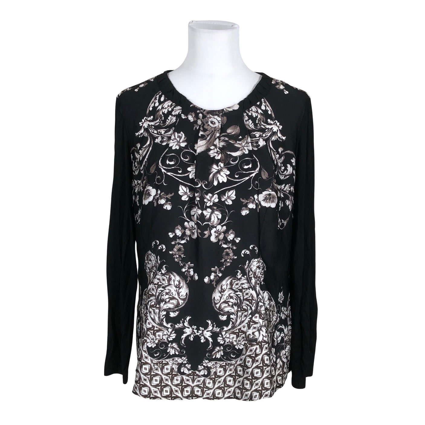 Unisex Taifun - Blouse, size 40 - Black