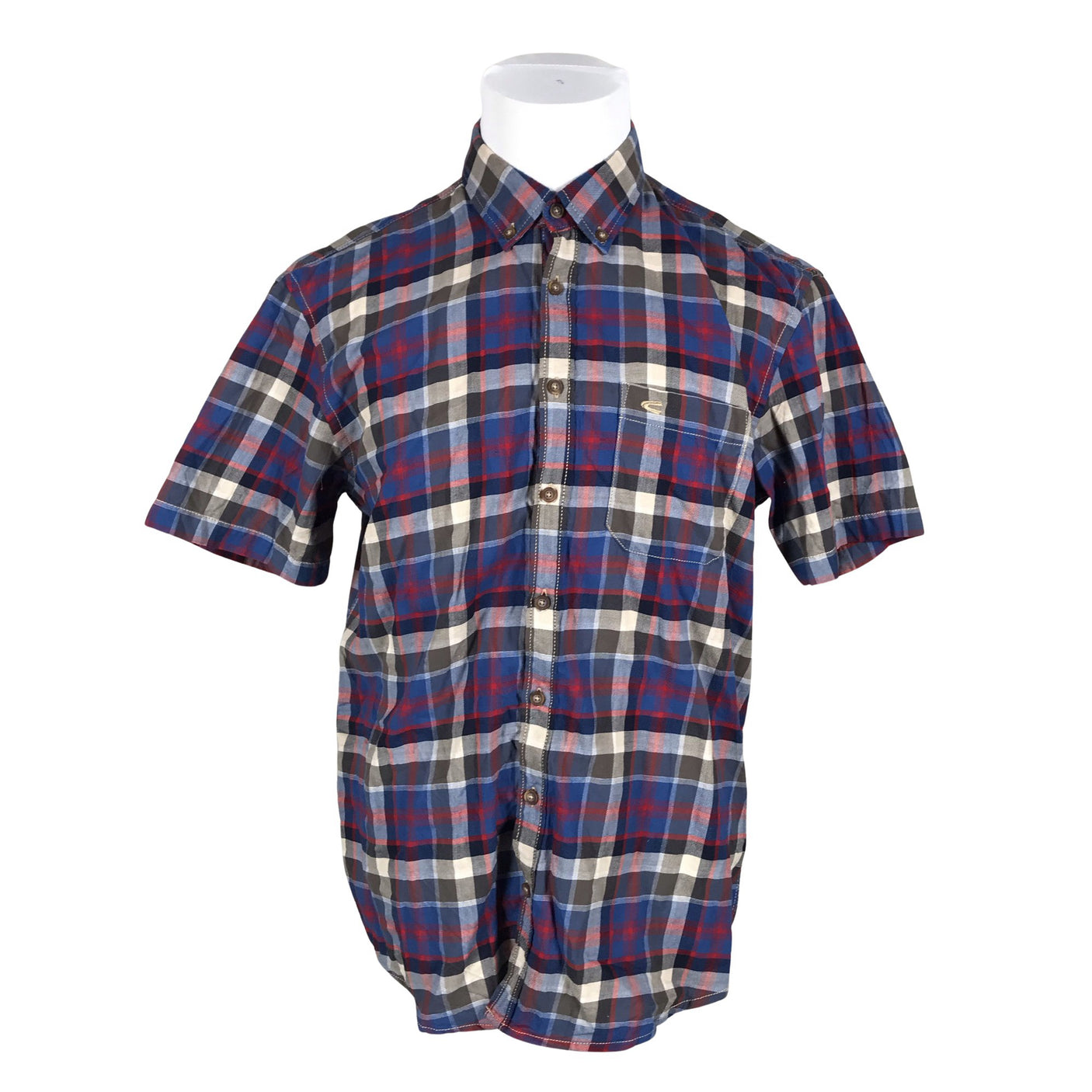 Unisex Camel Active - Collared shirt, size L - Blue (1)