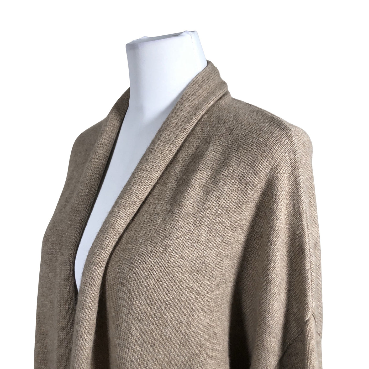 Unisex Soft Goat - Cardigan, size 38 - Beige (2)