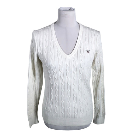 Naisten Gant - Neulepaita, koko L - Valkoinen