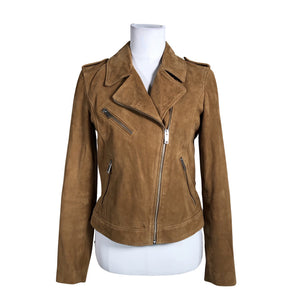 Unisex Hallhuber - Leather jacket, size 38 - Brown (2)