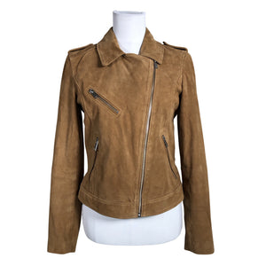 Unisex Hallhuber - Leather jacket, size 38 - Brown (1)