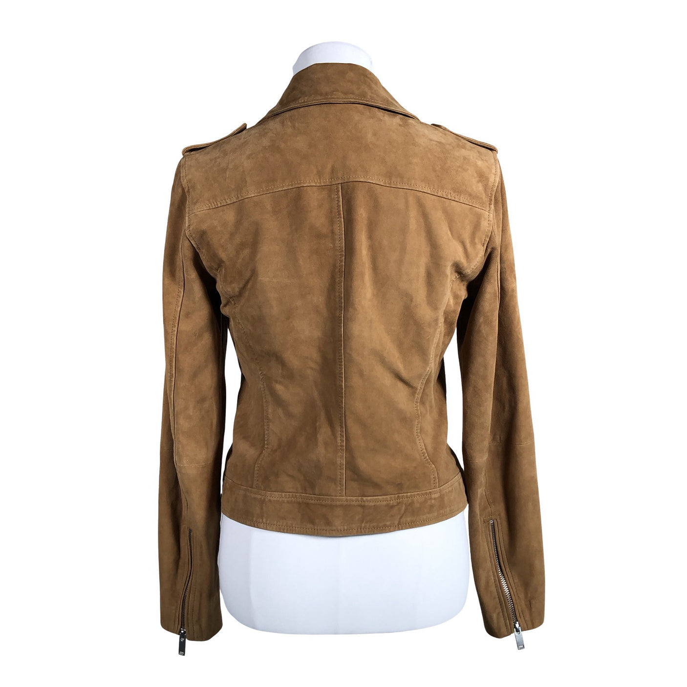 Unisex Hallhuber - Leather jacket, size 38 - Brown (3)