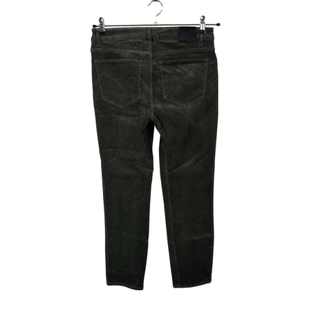 Unisex Massimo Dutti - Velvet pants, size 38 - Green (2)