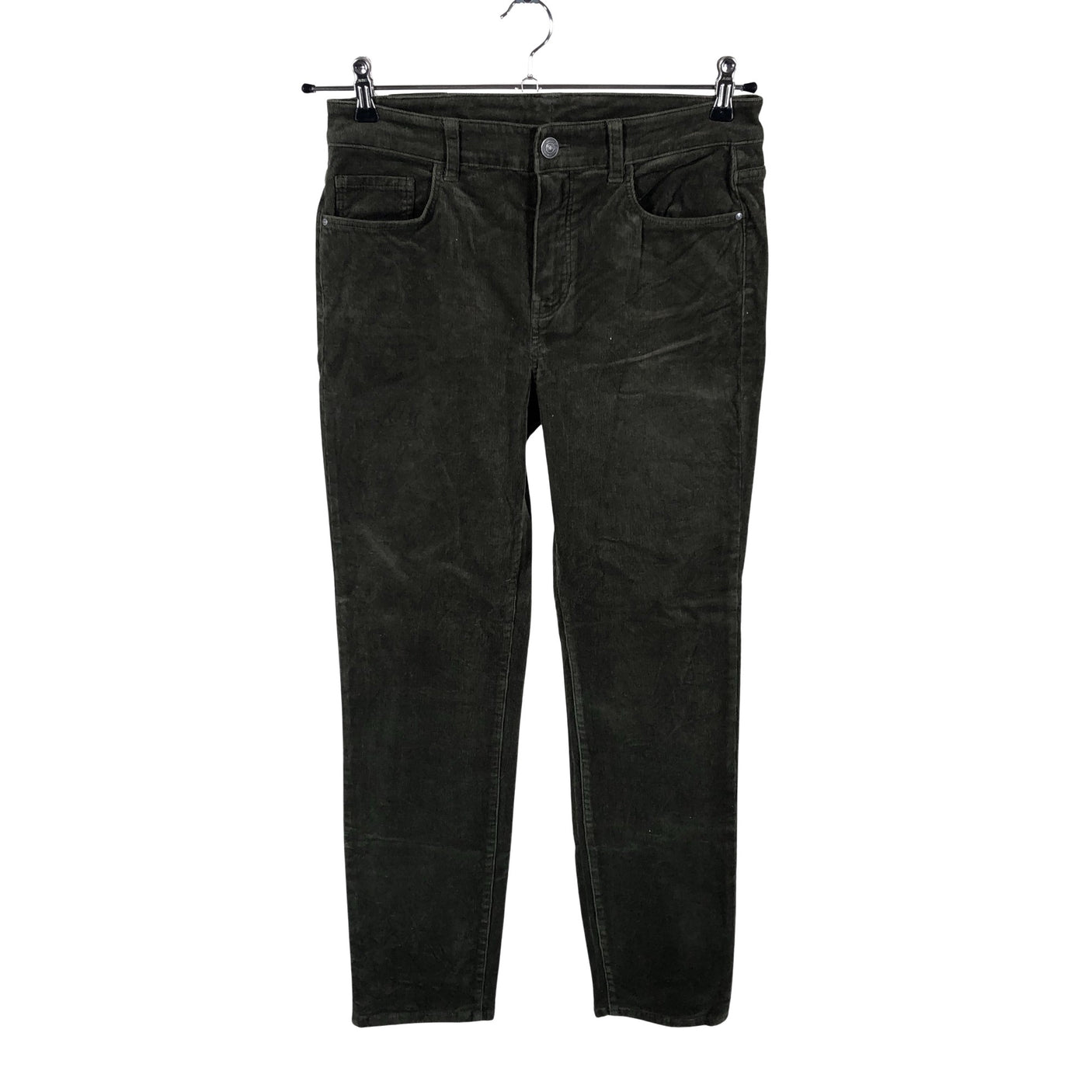 Unisex Massimo Dutti - Velvet pants, size W29 - Green (1)