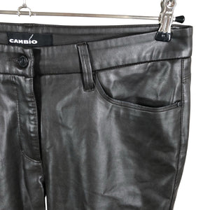 Unisex Cambio - Leather pants, size W33 - Brown (2)