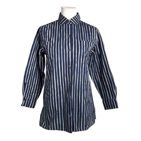 Unisex Marimekko - Collared shirt, size 38 - Blue ()