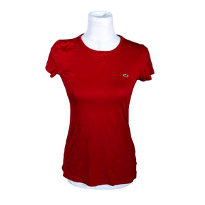 Unisex Lacoste - T-shirt, size 38 - Red