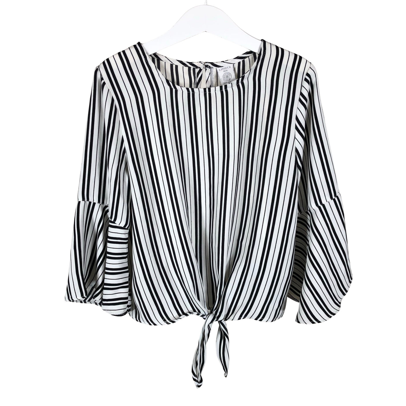 Unisex Lindex - Short-sleeved blouse, size 134 - 140 - White (1)