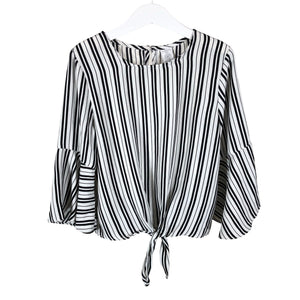 Unisex Lindex - Short-sleeved blouse, size 134 - 140 - White (1)