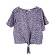 Unisex Lindex - Short-sleeved blouse, size 134 - 140 - Violet ()