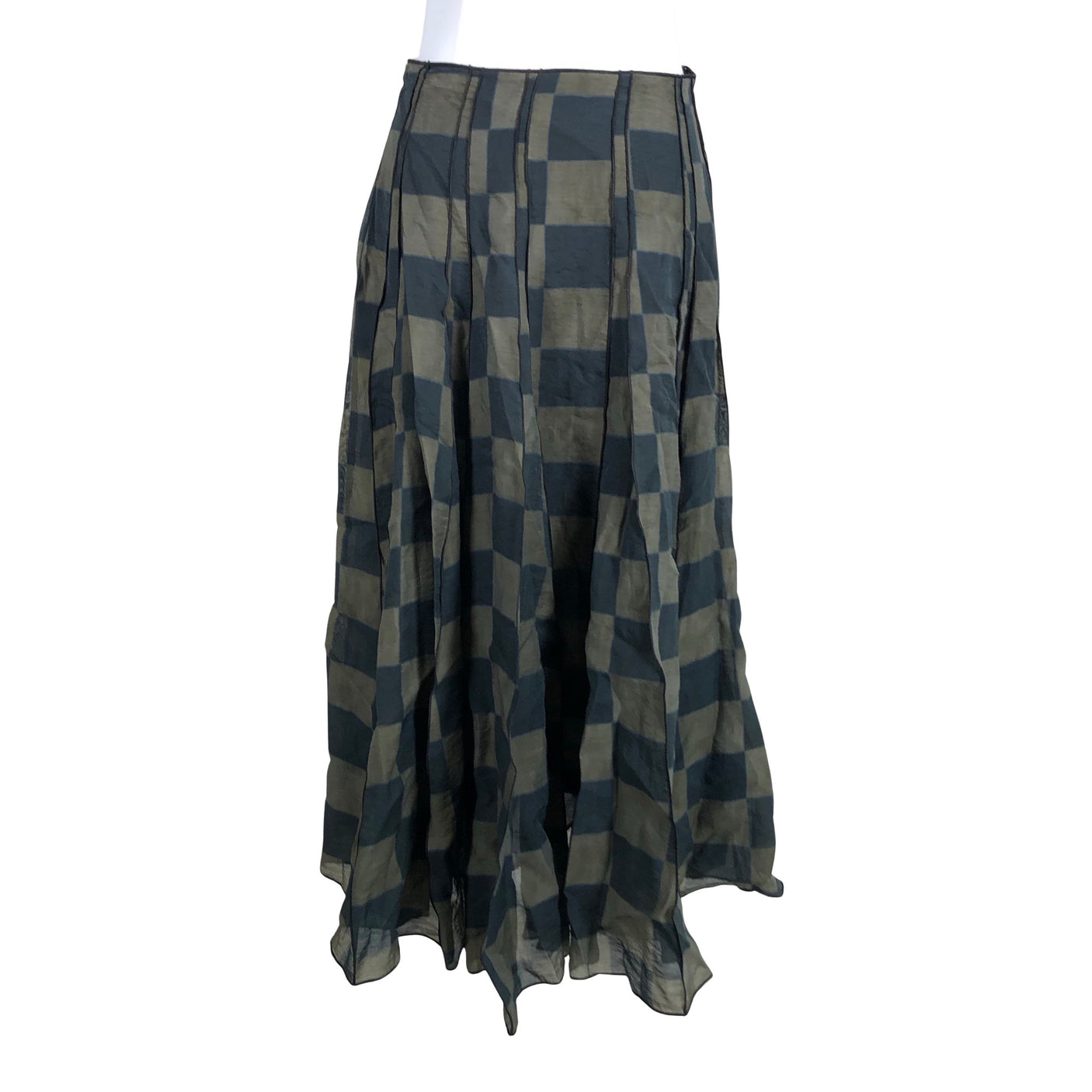 Unisex Massimo Dutti - Fabric skirt, size 36 - Green