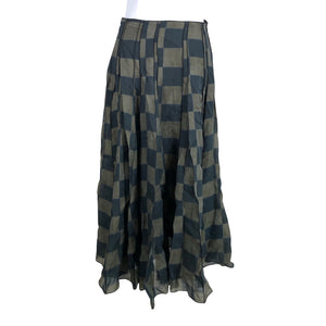 Unisex Massimo Dutti - Fabric skirt, size 36 - Green