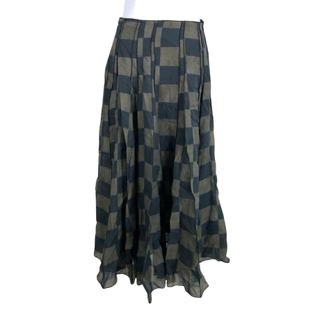 Unisex Massimo Dutti - Fabric skirt, size 36 - Green