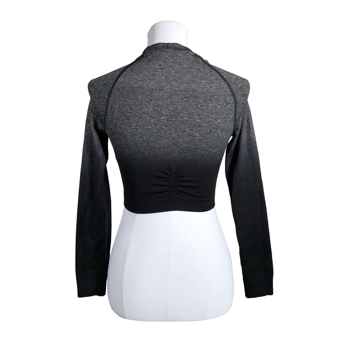 Unisex Gymshark - Sports shirt, long sleeve, size 36 - Gray (2)
