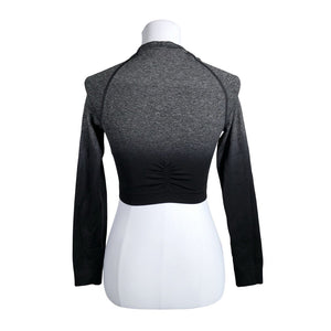Unisex Gymshark - Sports shirt, long sleeve, size 36 - Gray (2)