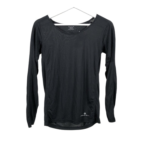 Unisex Ronhill - Sports shirt, long sleeve, size 158 - 164 - Black ()