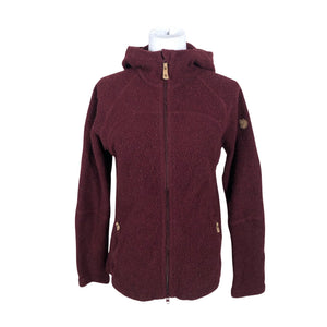 Unisex Fjällräven - Fleece jacket, size 36 - Wine red (1)