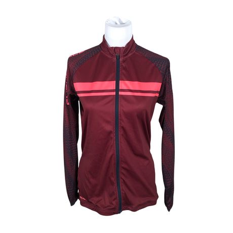Unisex Endurance - Sports shirt, long sleeve, size 40 - Wine red ()