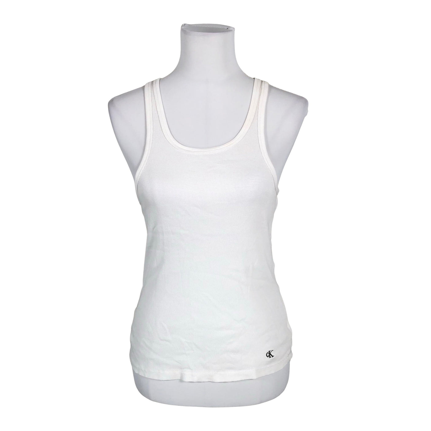 Unisex Calvin Klein - Tricot tank top, size 40 - White (1)