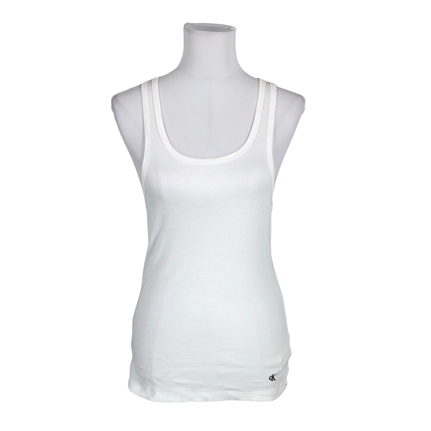 Unisex Calvin Klein - Tricot tank top, size 40 - White (1)