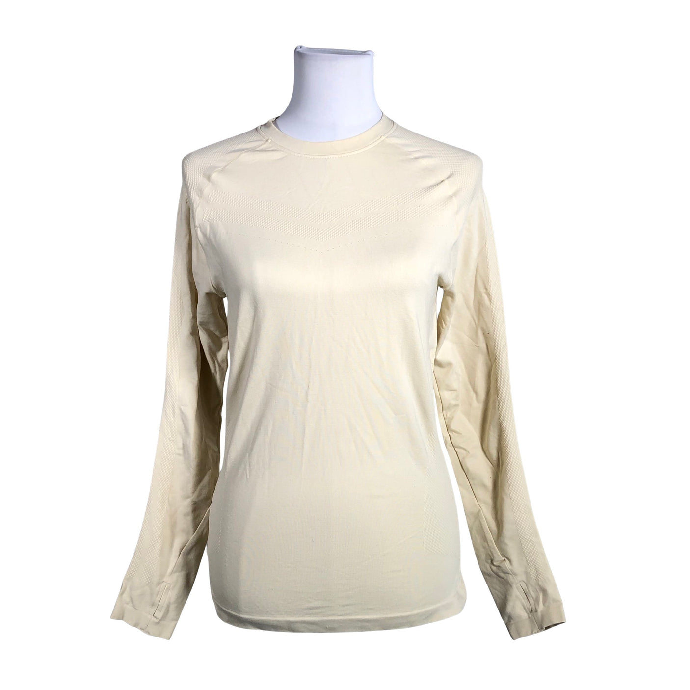 Unisex Aim'n - Sports shirt, long sleeve, size XL - Beige (1)