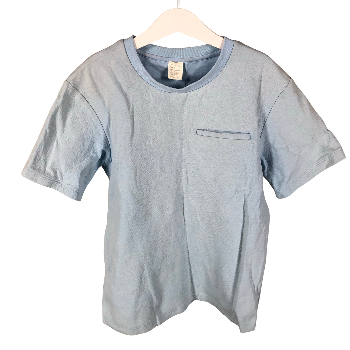 Unisex COS - T-shirt, size 134 - 140 - Light blue